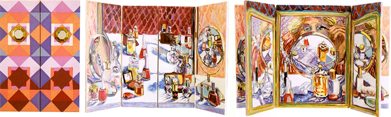 Vanity Series: Mask Care [1984] oil on canvas